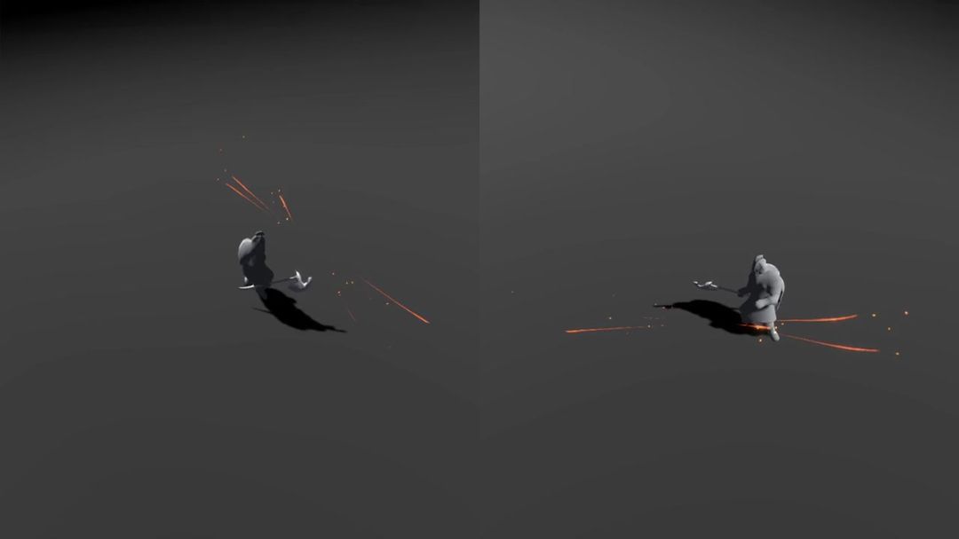 Unity weapon trails and slashes