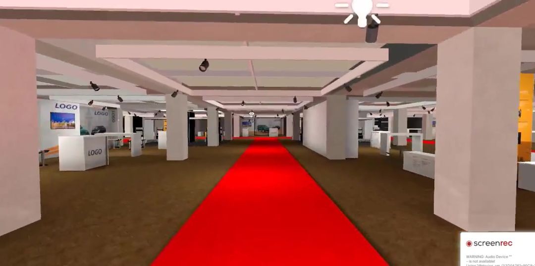 3D Exhibition Pavilion & Exhibition Hall | Unity HDRP Environment with Baked Lighting