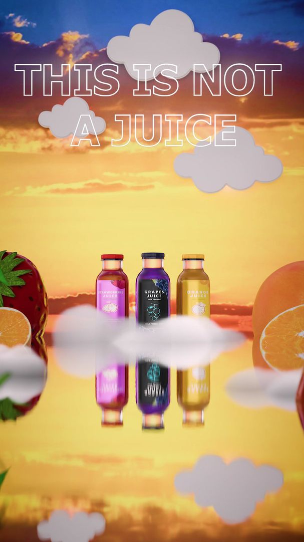3D Juice Spec Ad