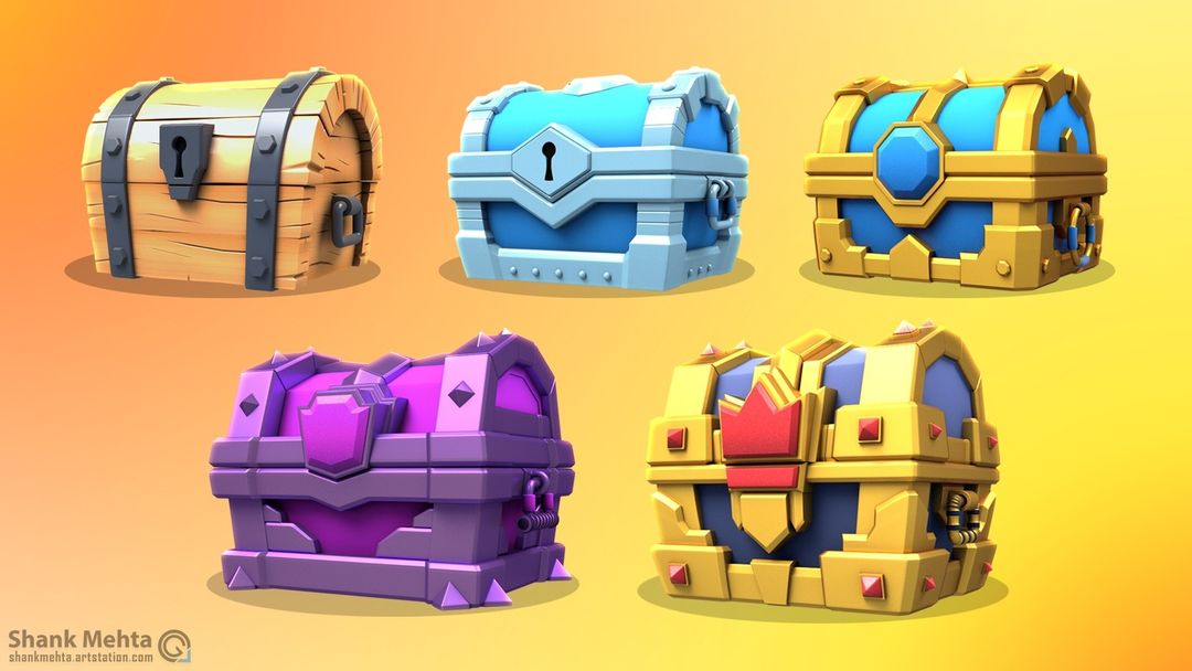 Rewards Chest for a Mobile Game