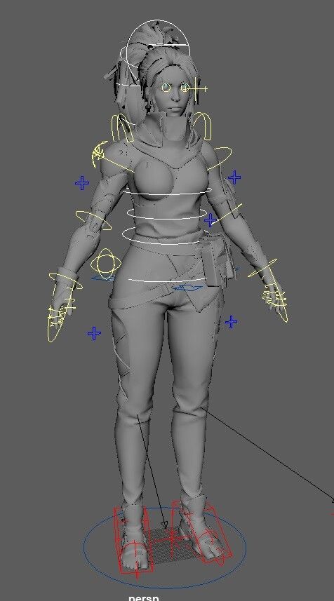 AAA character Rig and Animation
