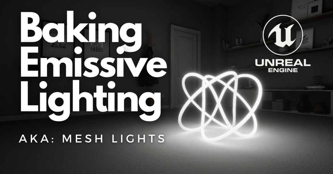 Baking Lighting with Emissive Materials in Unreal Engine