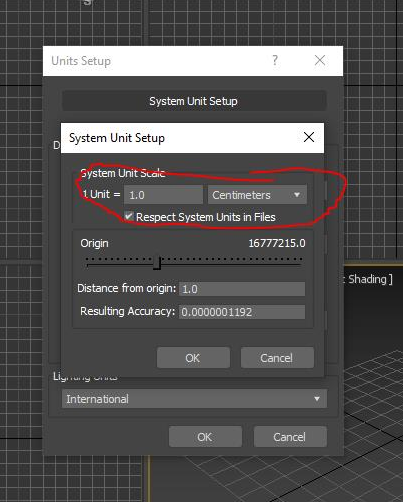 System unit setup 3ds max где