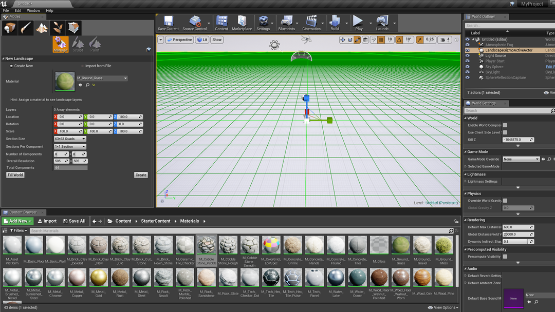 Preparing Grid Settings For Unreal Engine