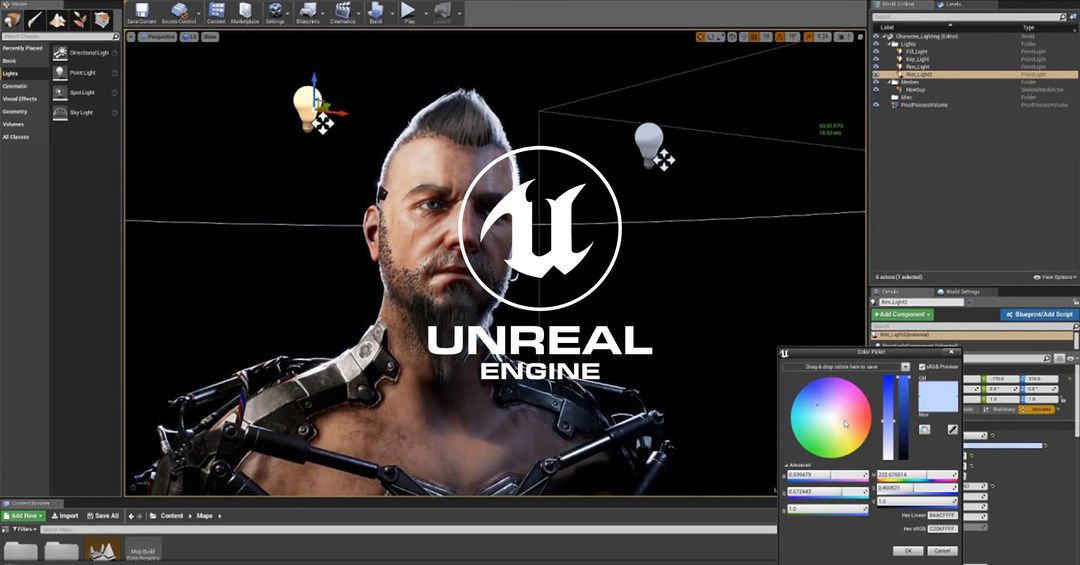 Lighting Your Character in Unreal Engine