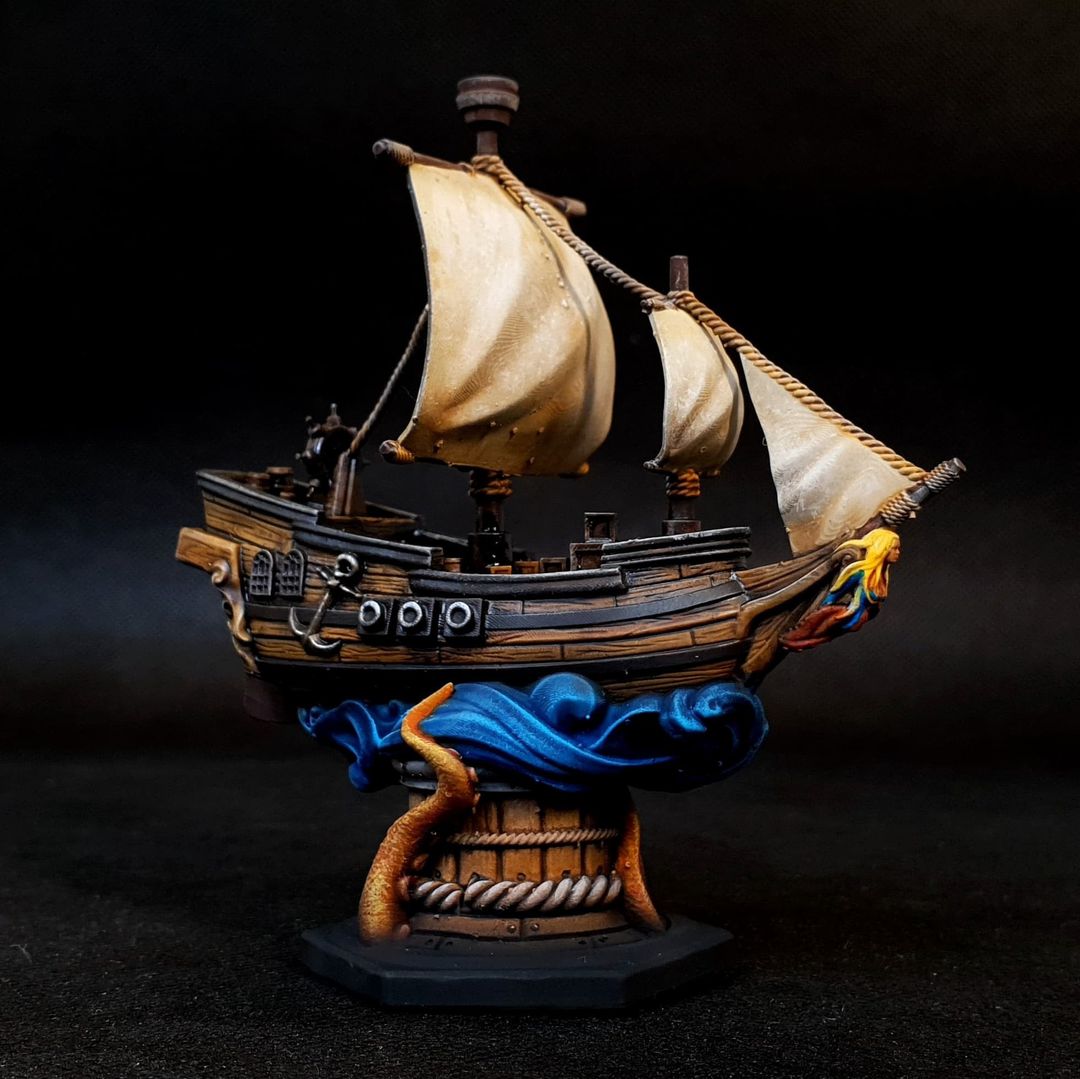Instabil - Sailing ship miniature for board game