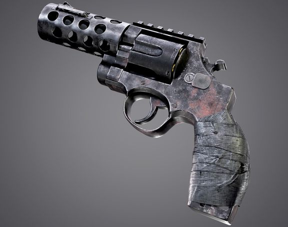 Makeshift Revolver Pistol | 3D Weapons Modelling
