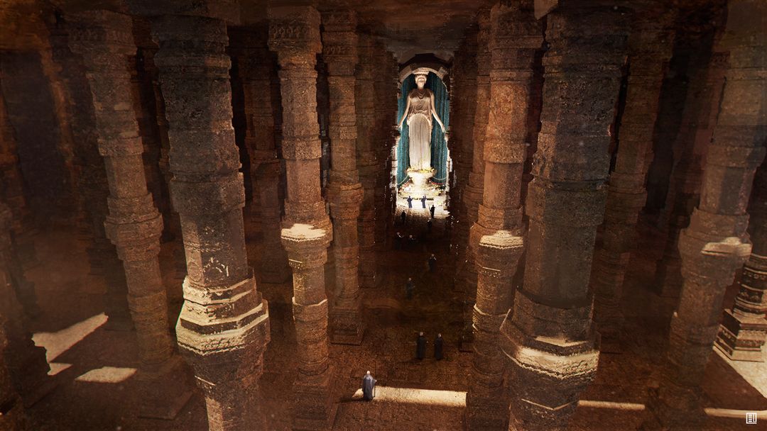 The Mountain Temple Interior
