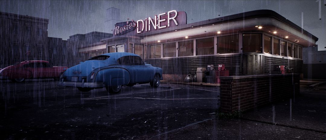 Rosie's Diner - Environment Art
