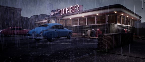 Rosie's Diner - Environment Art