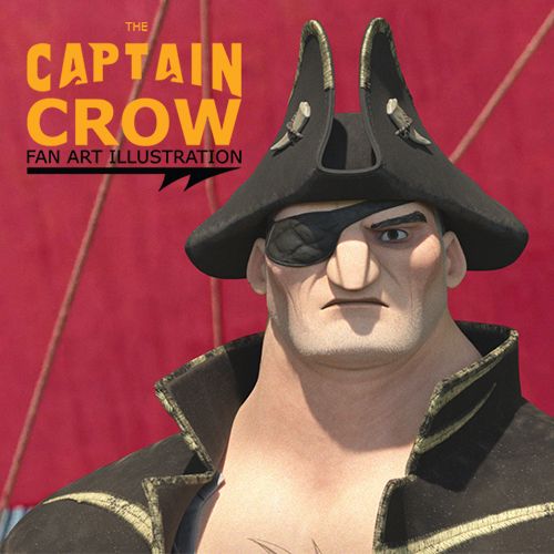 Captain Crow – Fan Art Illustration