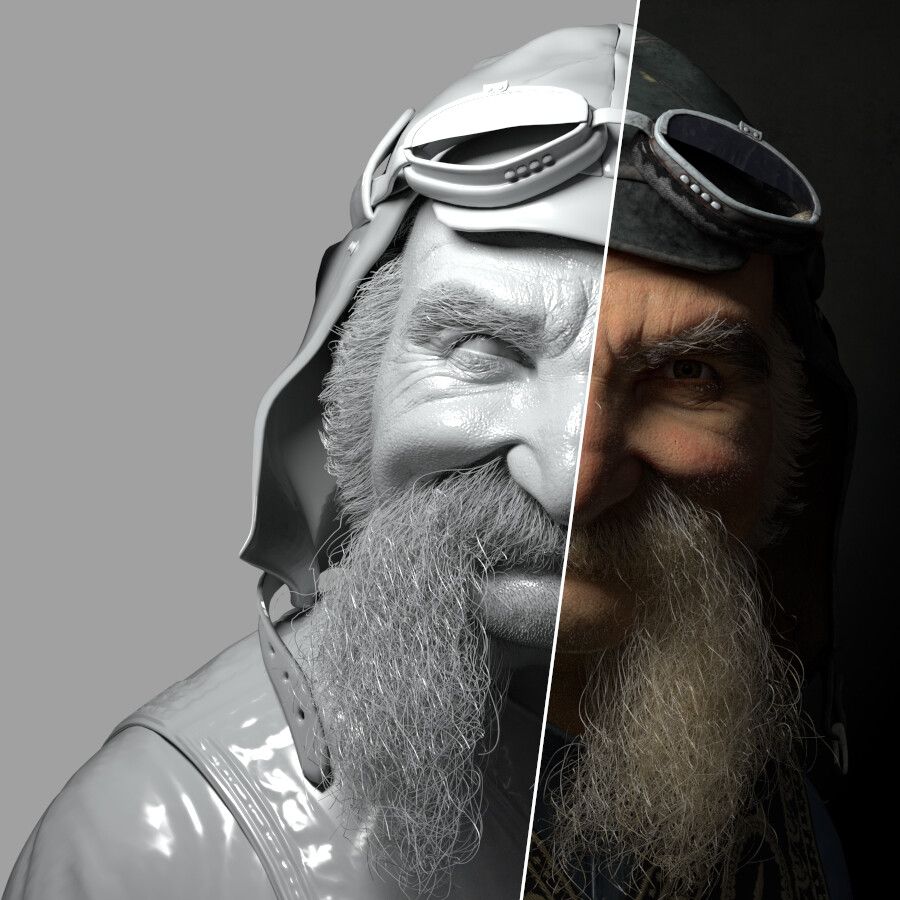 My own interpretation of Mike Howe's portrait "Paris Street Pilot"