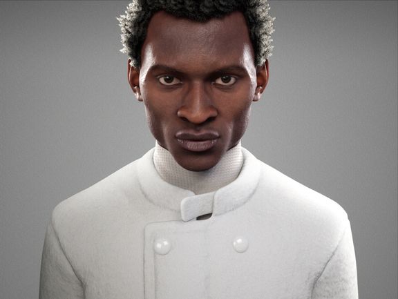 Realtime character art portrait 4