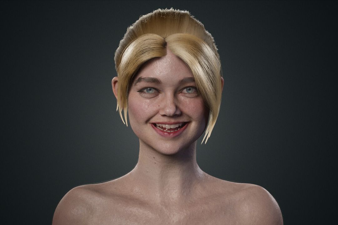 Realtime character art portrait 2