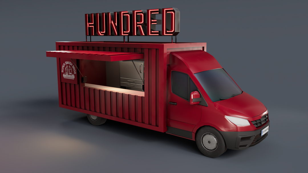 Hundred Food Truck – Game Ready Hero Prop