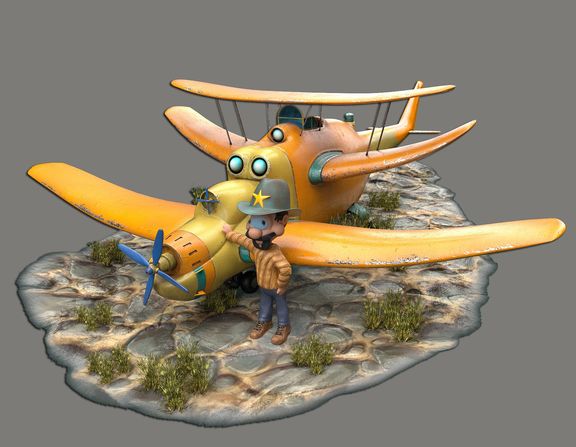 Stylized Helecopter