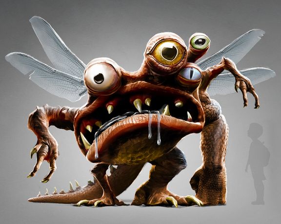 2D Monster Design - Animated commercial | 2D Creature Concept Art