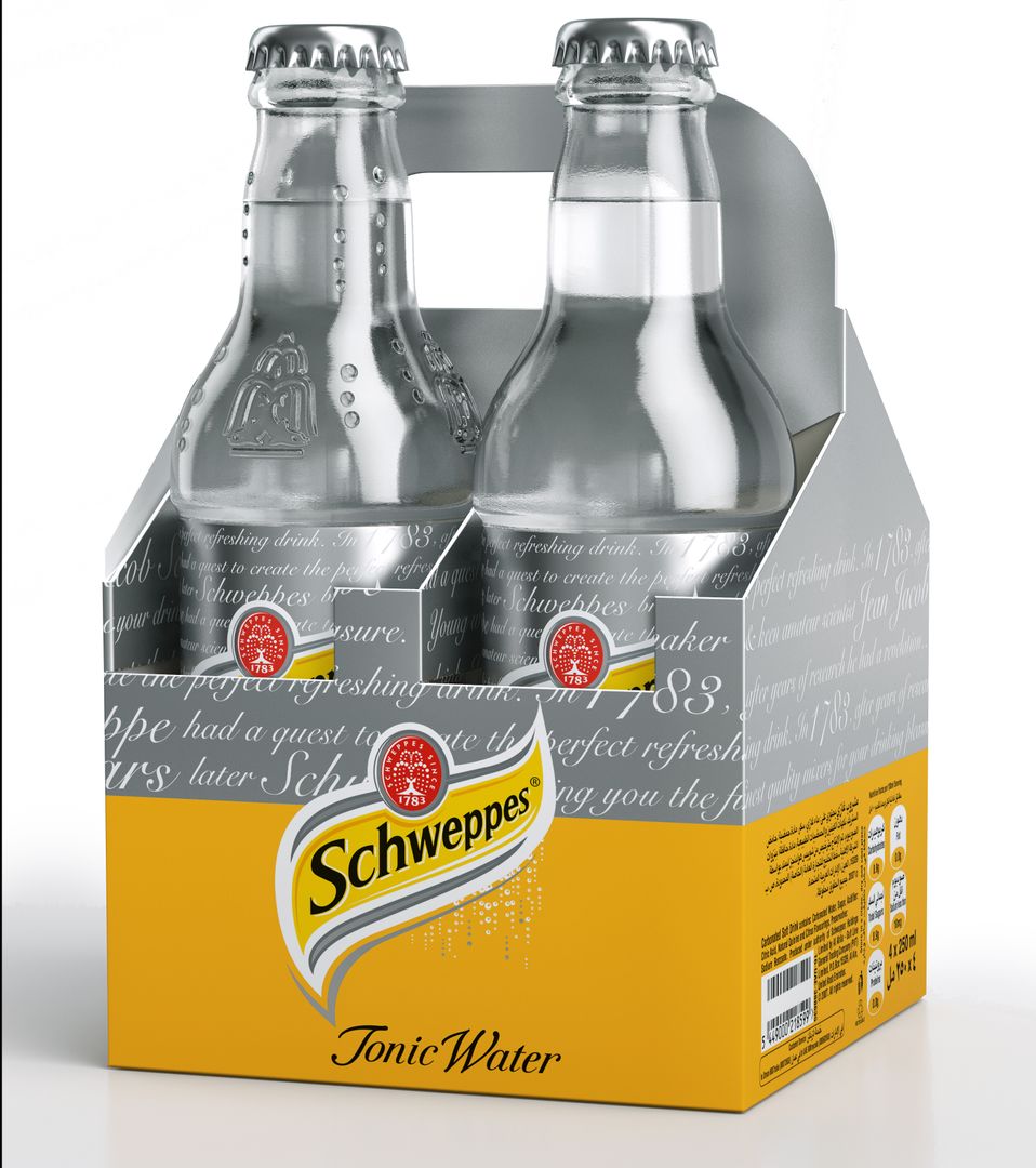 Schweppes Drink Packaging CGI Shots