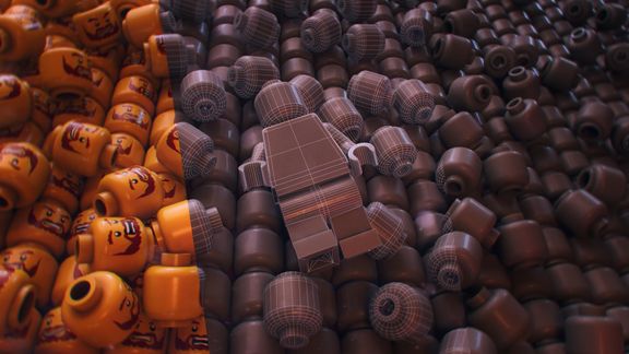 I'm Just Built Different - A LEGO Self-Portrait