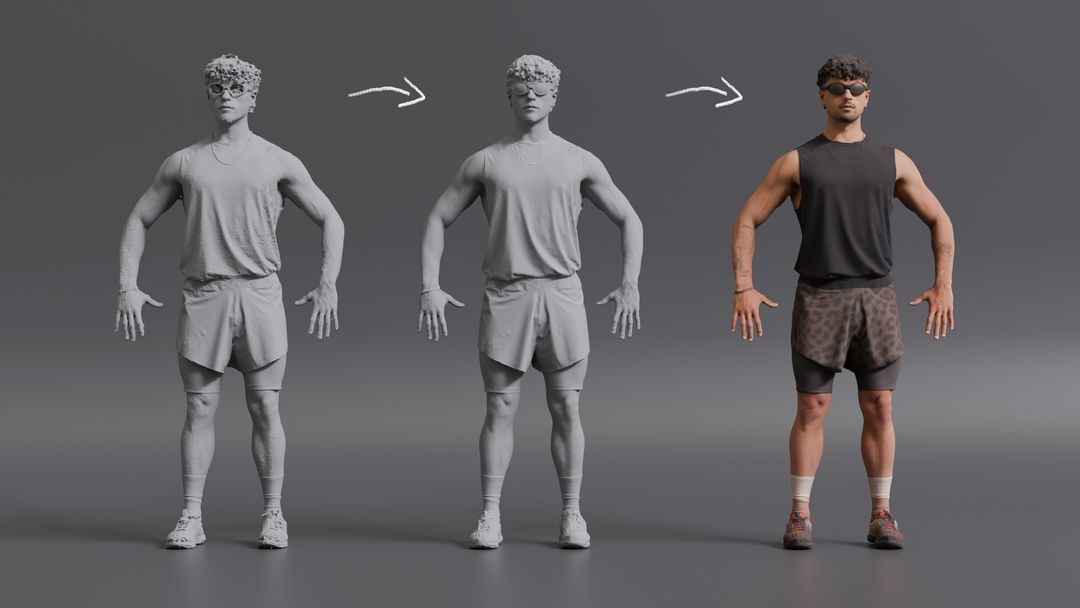3D scan cleanup