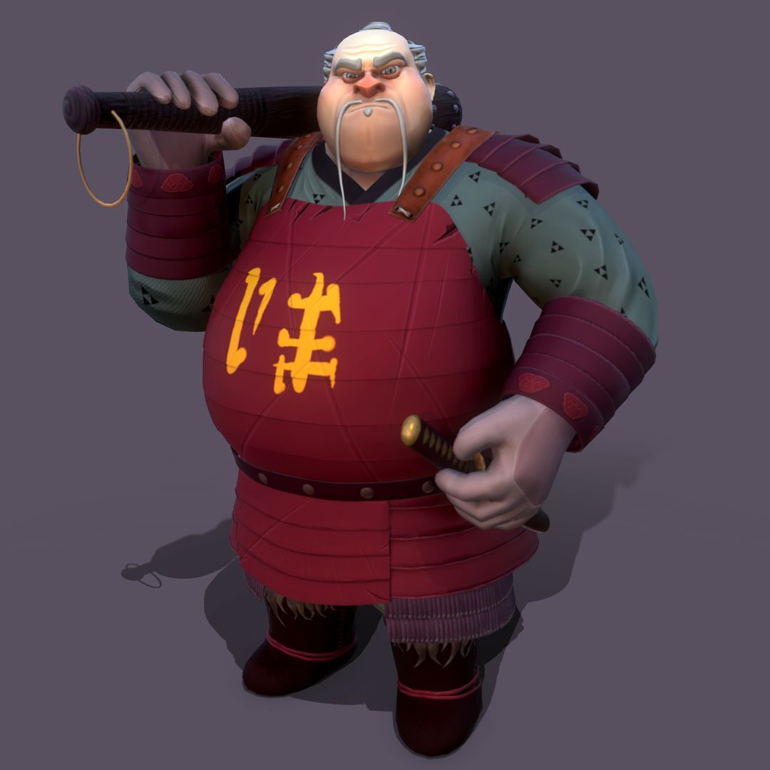 Art station challenge: Feudal Japan