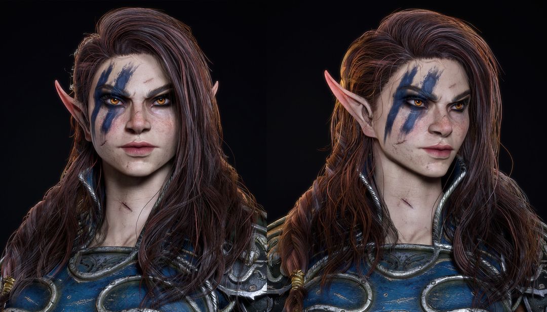 Elf_Commander_Unreal engine