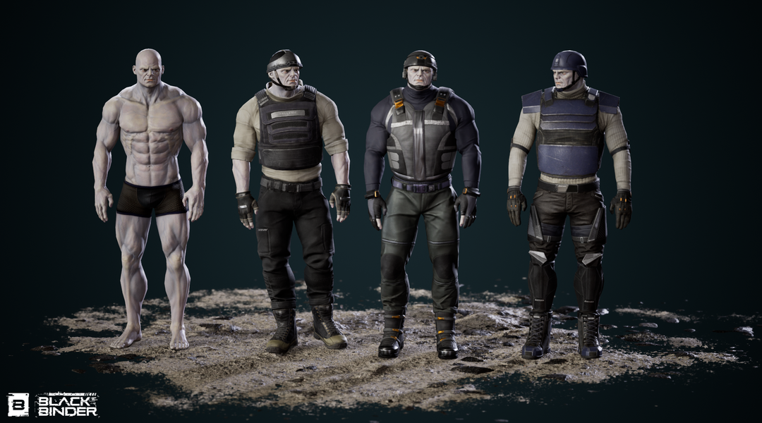 Low spec modular character models