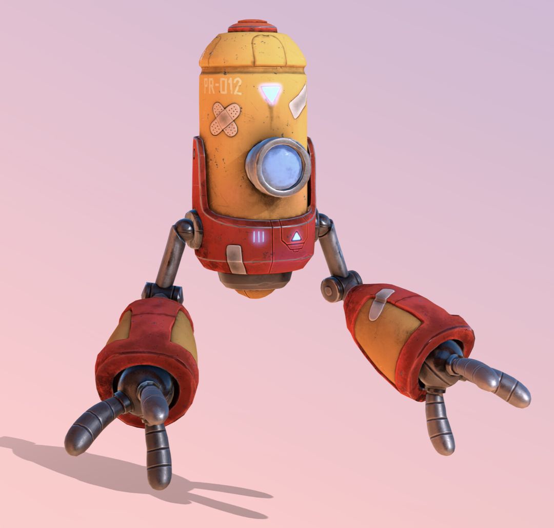 PR-012 - Robot Game Character