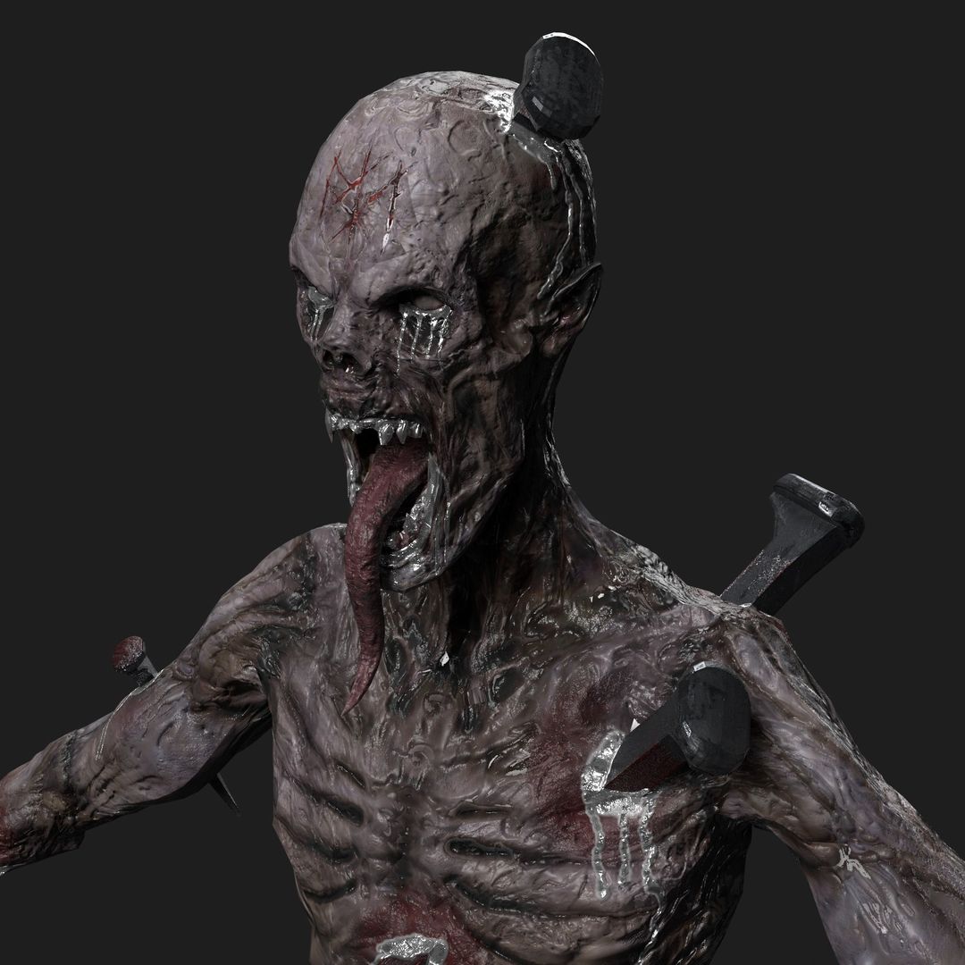 Impaled Demon by Khumansinh J.