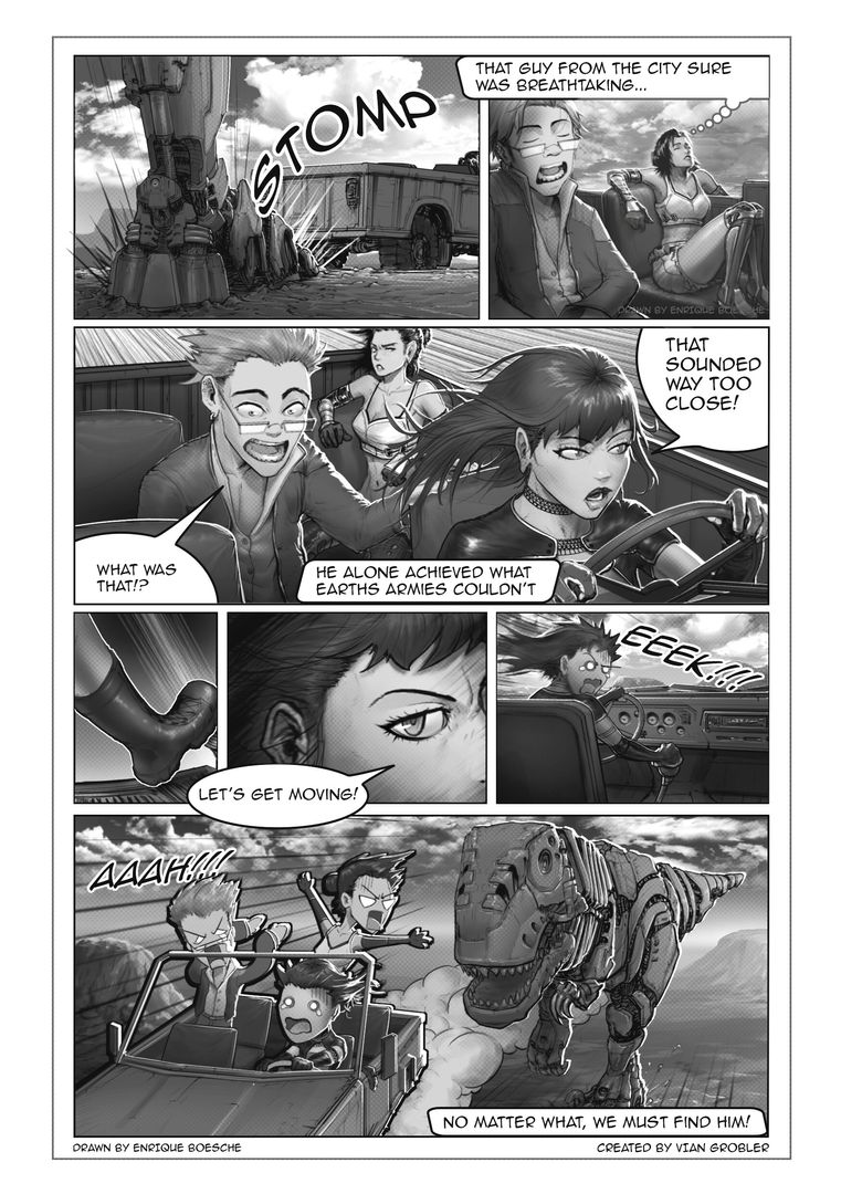 Favorite pages I worked on for a clients manga!!