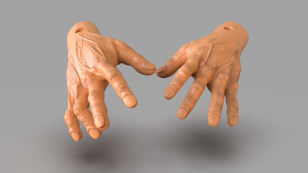 Tortured Man Hands