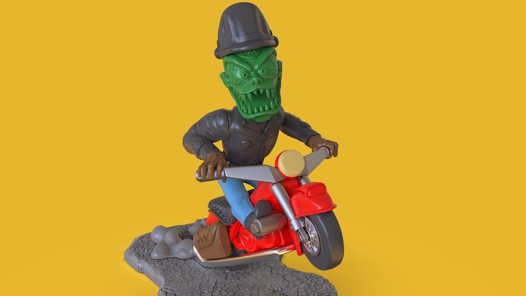 Davey The Psycho Cyclist by Pablo G.