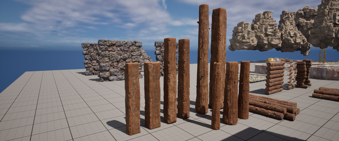 Wooden Beams by Pablo G.