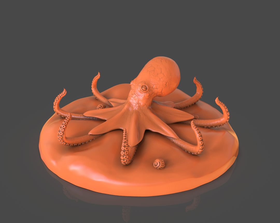 Red Octopus