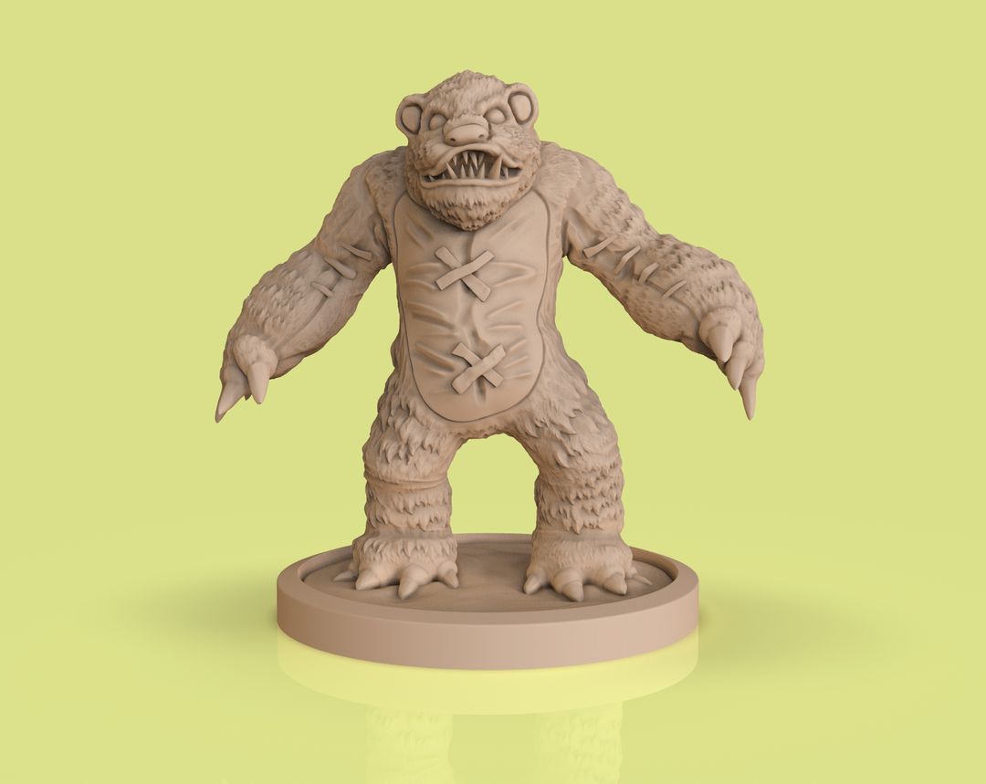 Tibbers the Bear 3D Printed