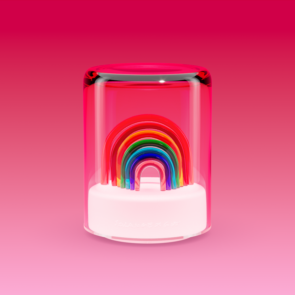 Green Wolf Studio - Rainbow Table Lamp