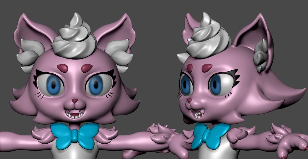 Cartoon Kitty with sprinkles