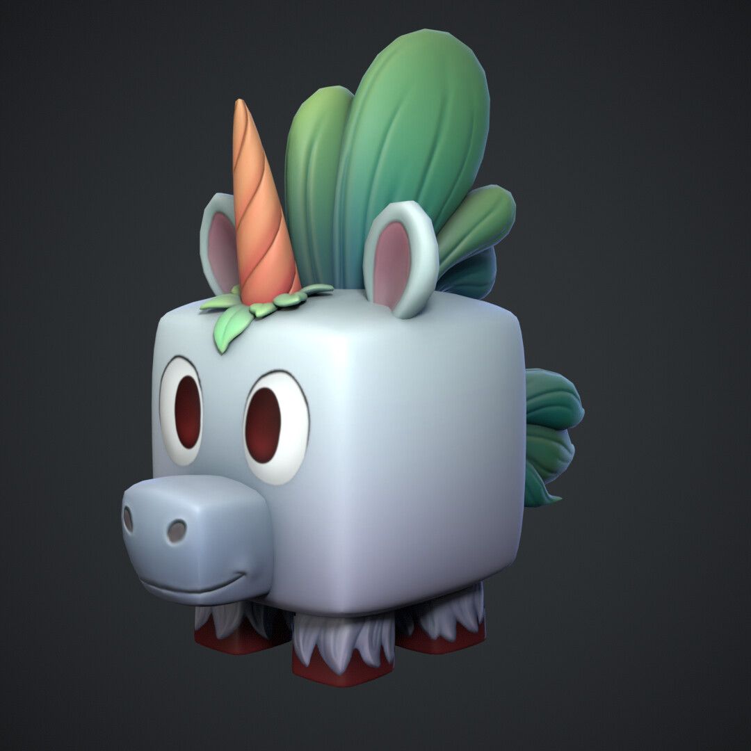 Blocky Pet Unicorn