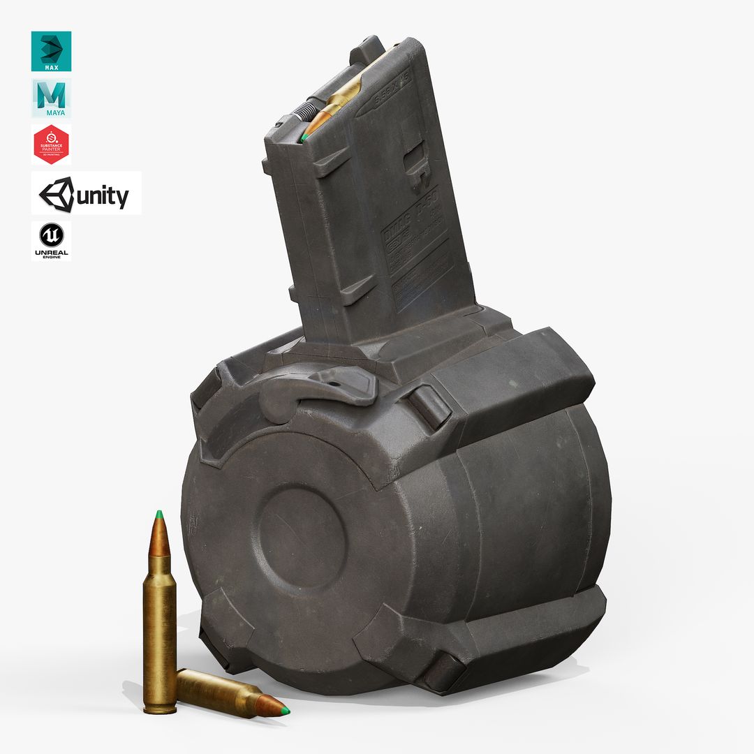 AR15 60-Round Drum Mag by Sankalp C.