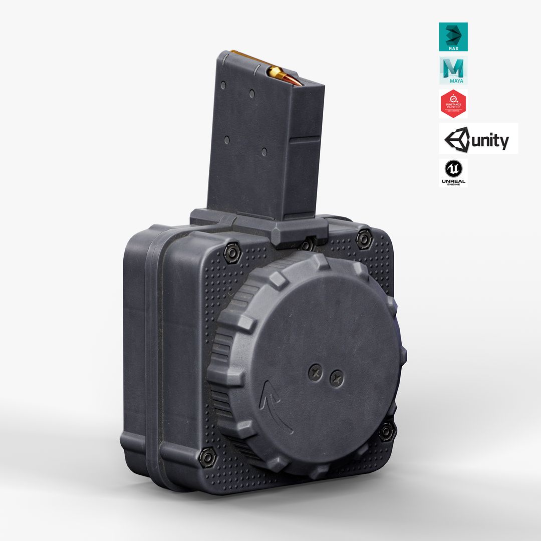 AR15 BOXDrum Mag by Sankalp C.