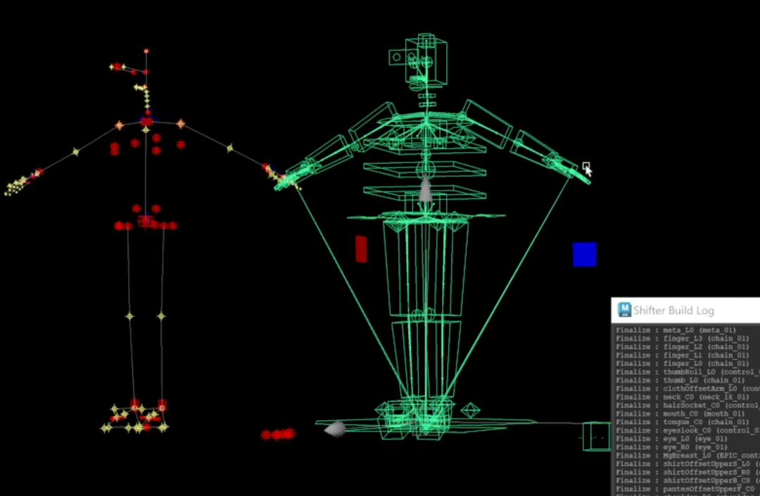 Maya game character rigging Mgear by David m.