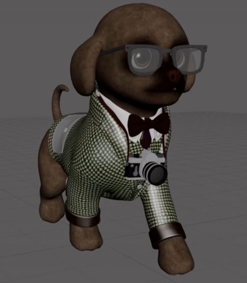 Stylised Dog rigging and animations