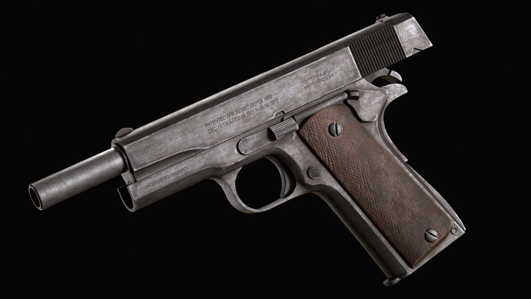 M1911 Pistol - Game Ready