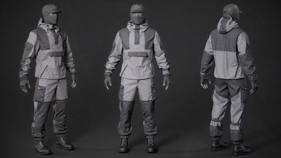 Gorka soldier clothing