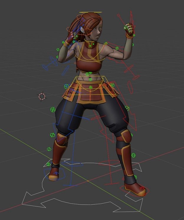 Blender Character Rig and Animation by Ali H.