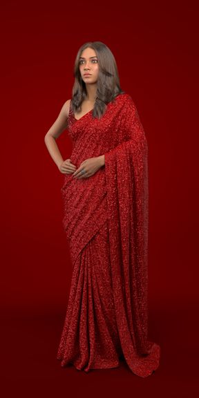 Indian girl in Saree