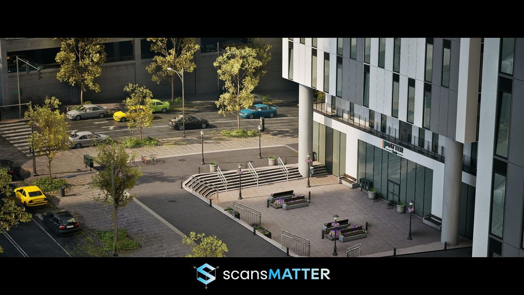 City Environment | 3D Game Buildings Assets