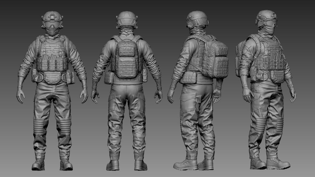 Ukrainian Soldier by HiMasters