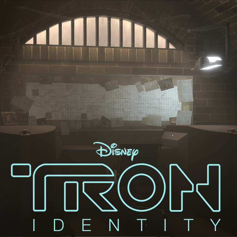 Tron Identity - Flynns Arcade Basement by Jeff R.