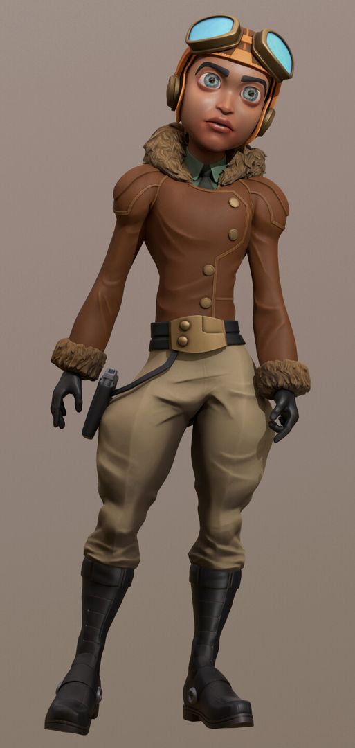 stylize character render